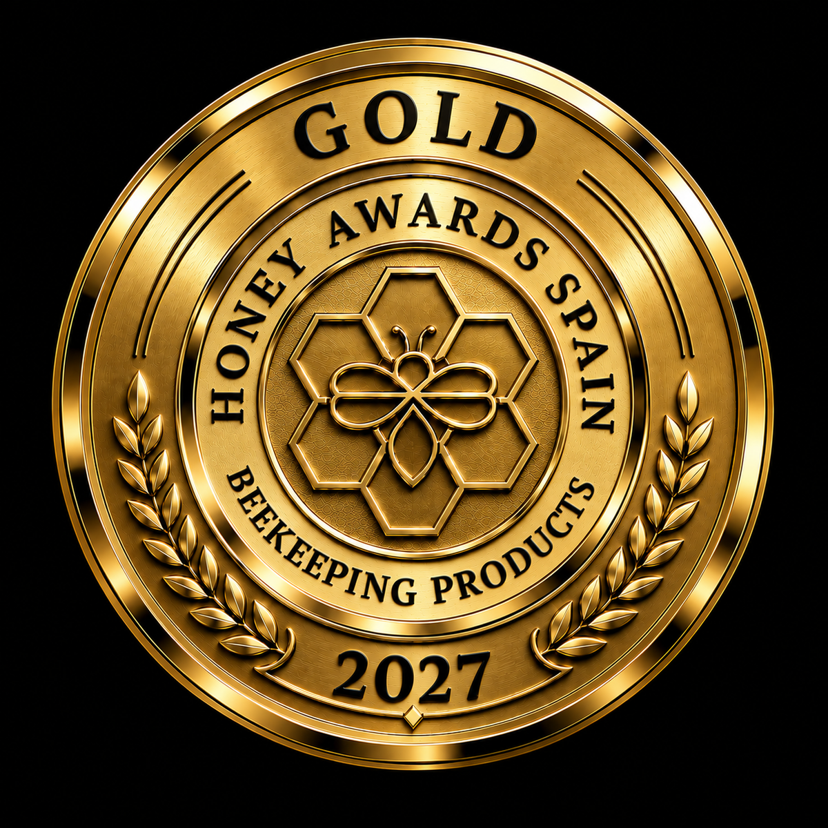Badge Gold 2027 · Productos Apícolas