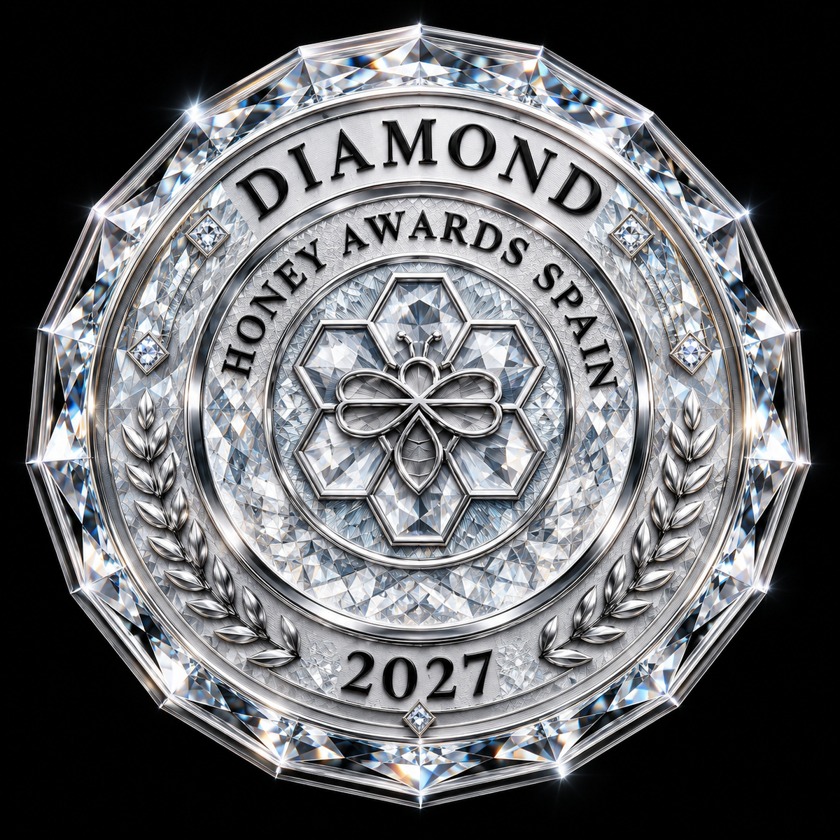 Badge Diamond 2027 · Calidad de la Miel