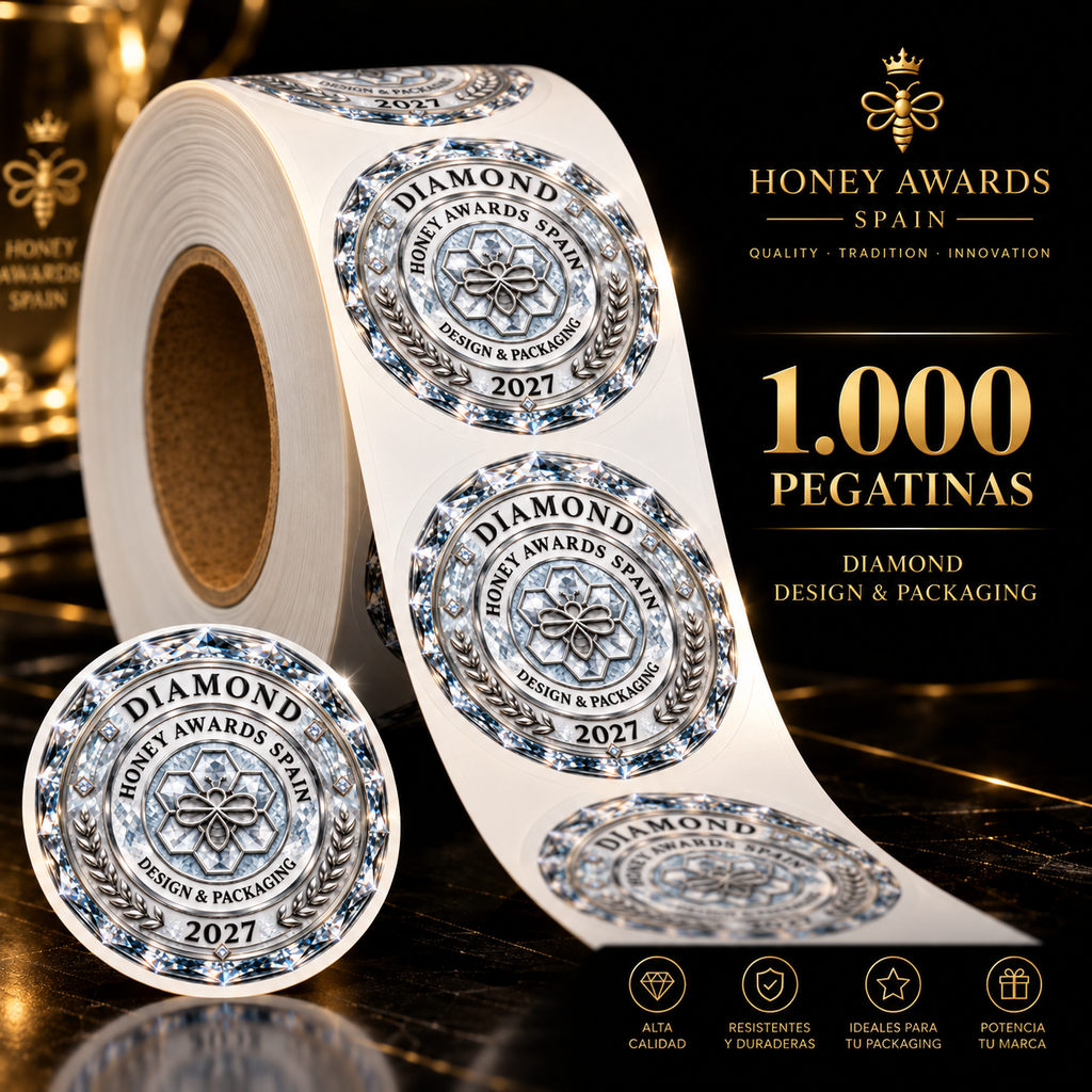 Badge Diamond 2027 · Diseño & Packaging