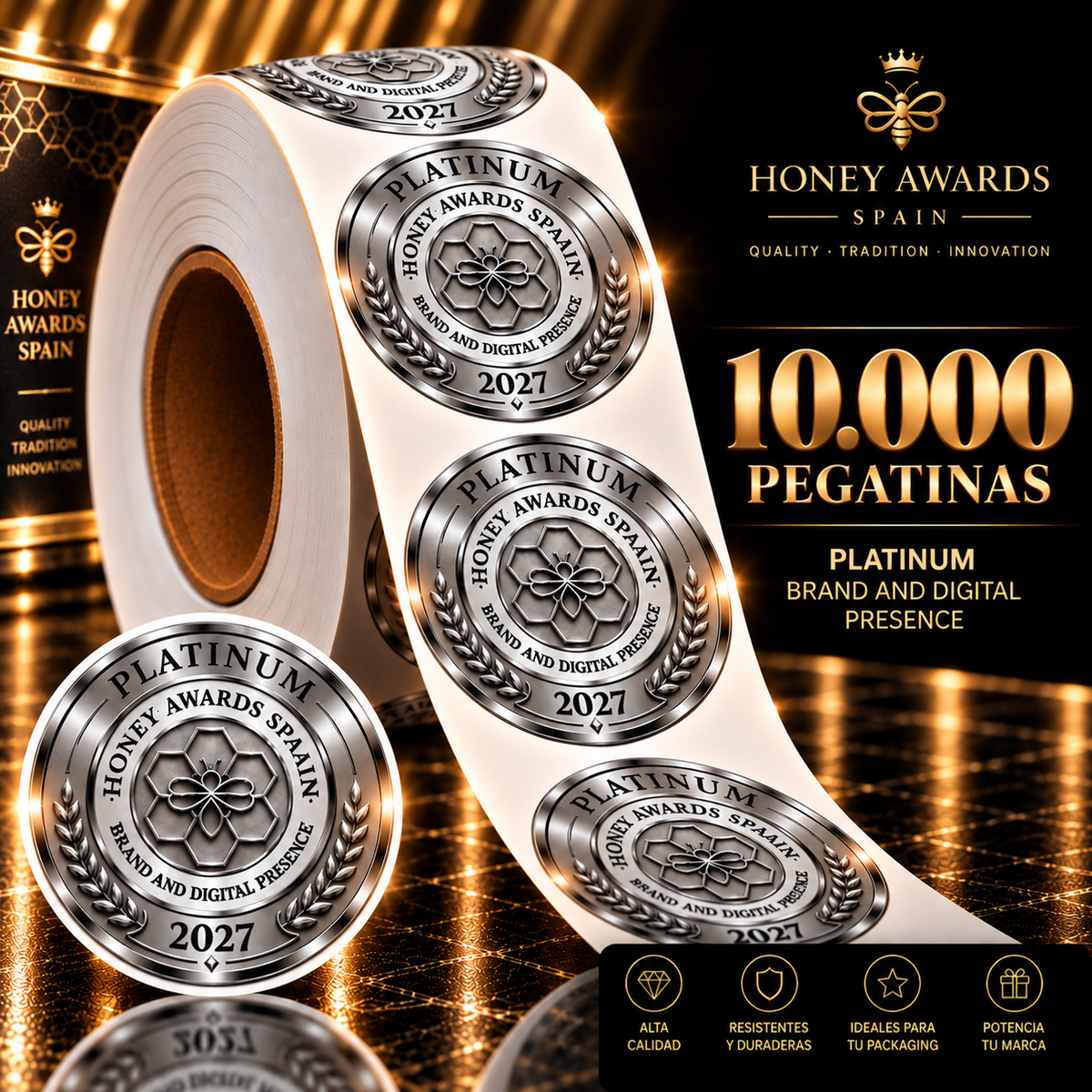 Badge Platinum 2027 · Marca & Presencia Digital