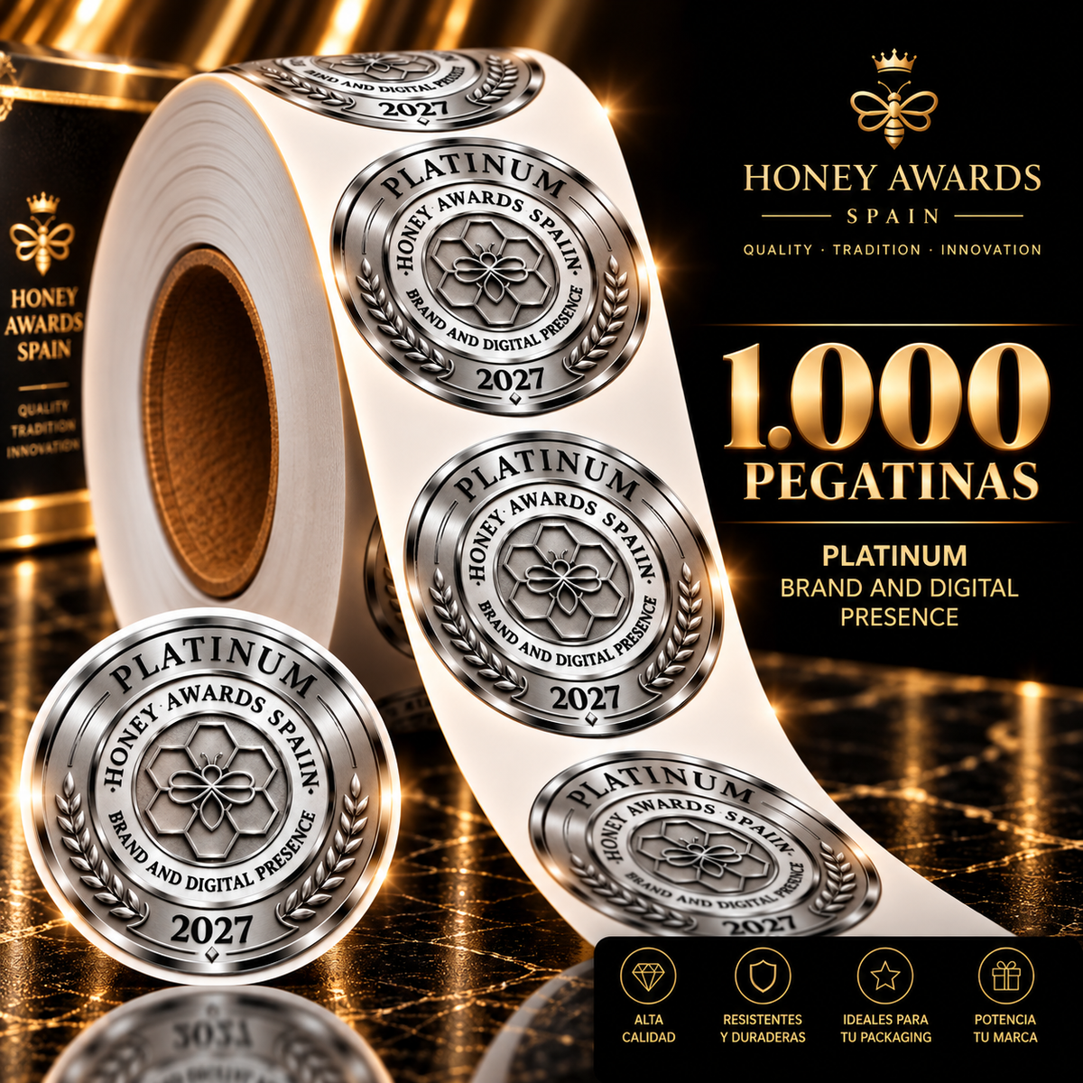 Badge Platinum 2027 · Marca & Presencia Digital