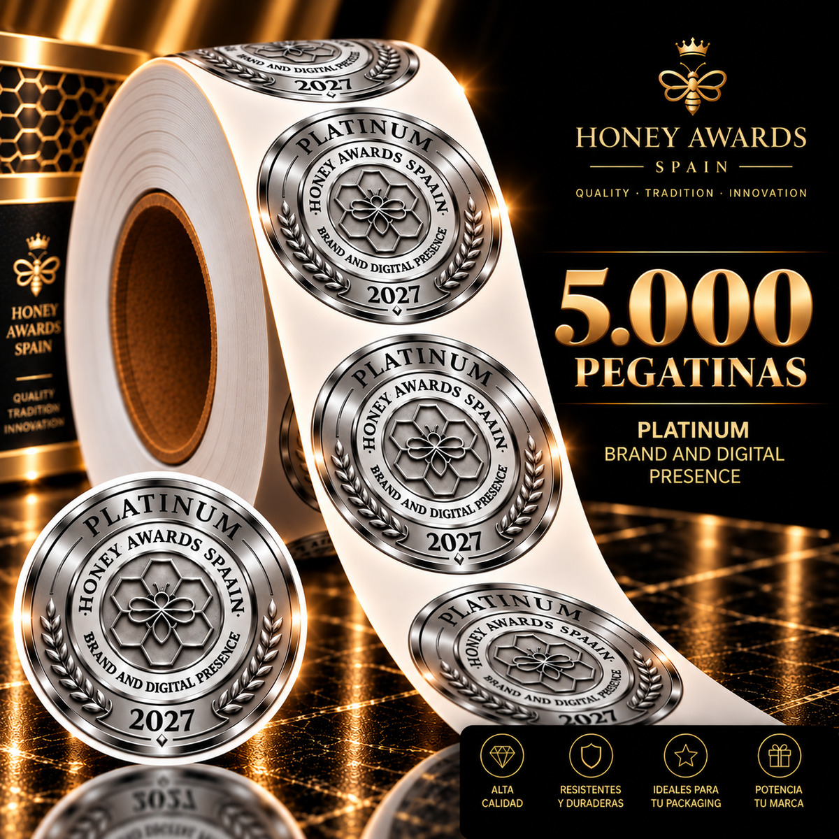 Badge Platinum 2027 · Marca & Presencia Digital