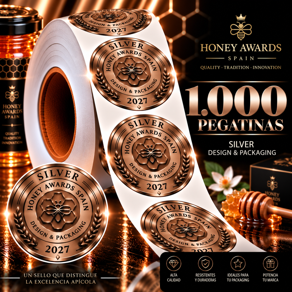 Badge Silver 2027 · Diseño & Packaging