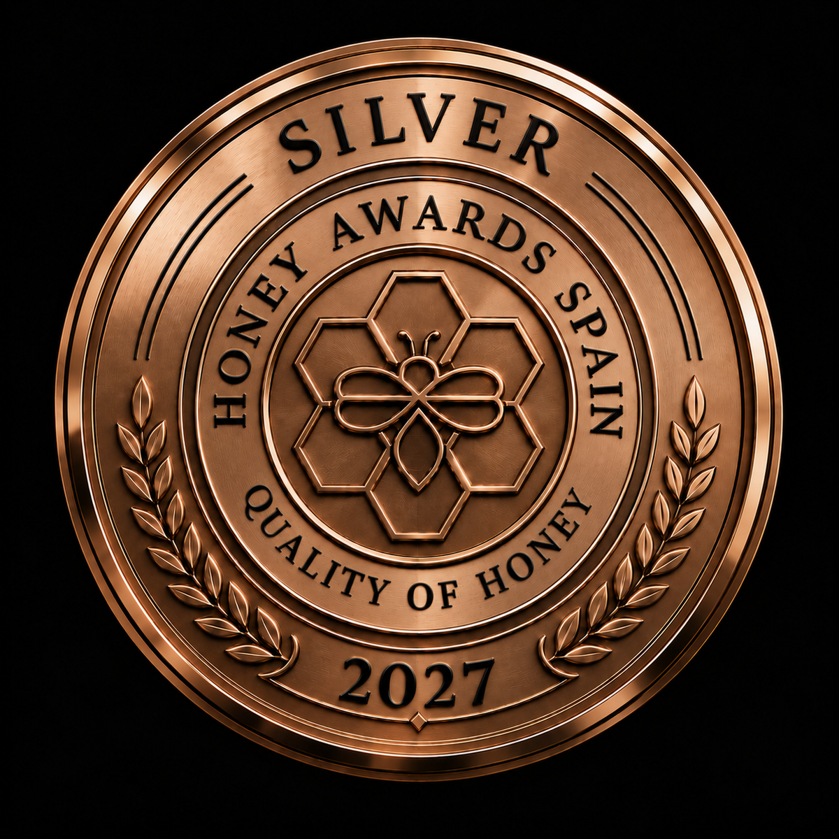 Badge Silver 2027 · Calidad de la Miel