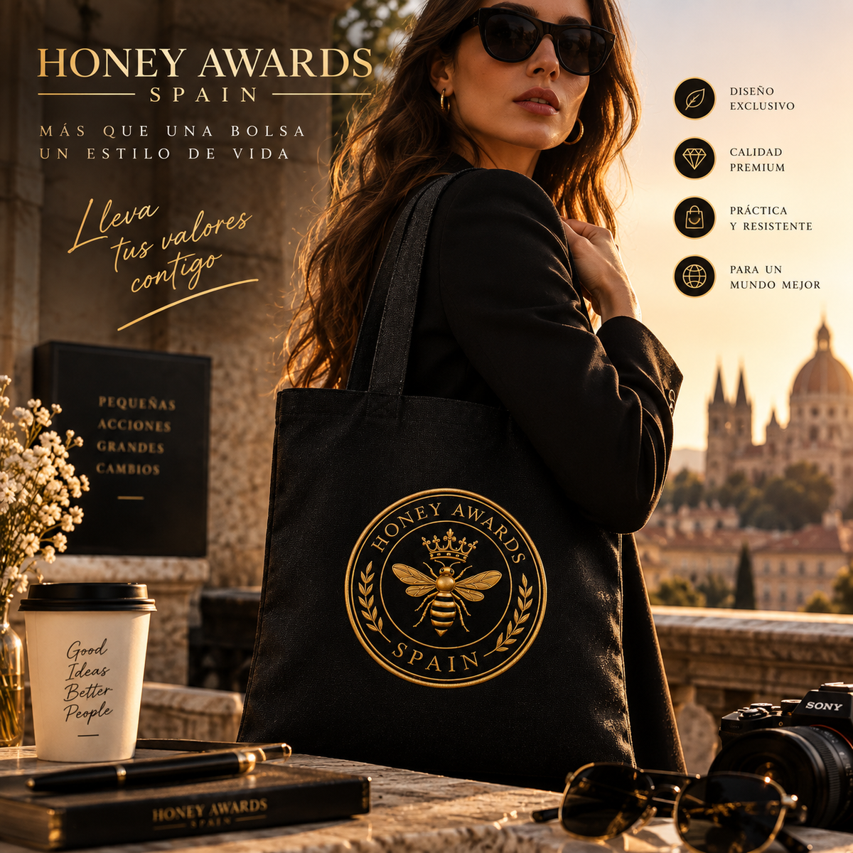 Bolsa de Algodón Orgánico Honey Awards Spain