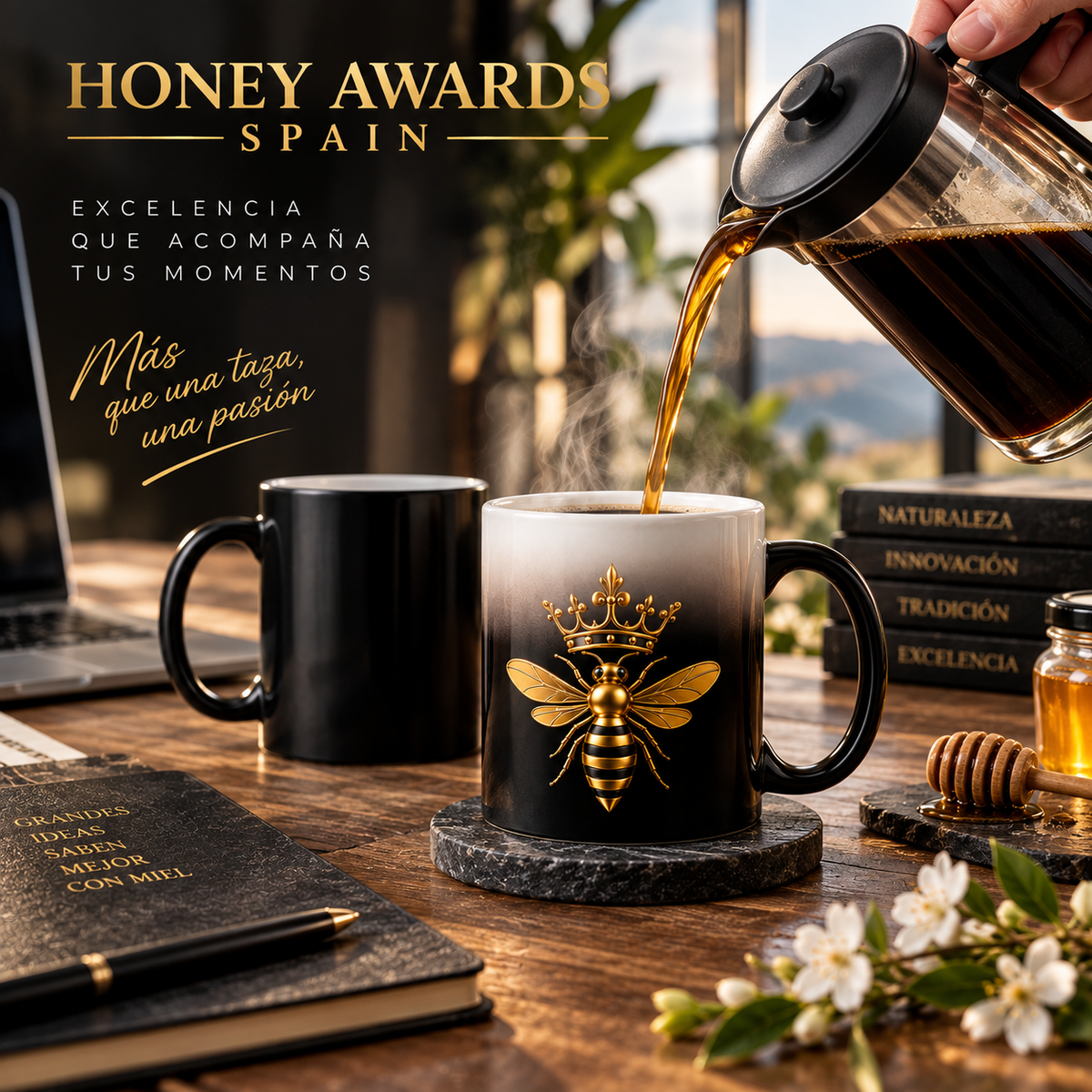 Taza Mágica Oficial Honey Awards Spain
