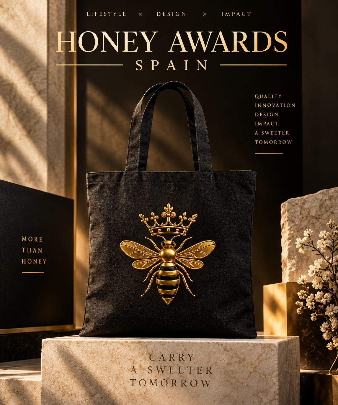 Bolsa de Algodón Orgánico Honey Awards Spain