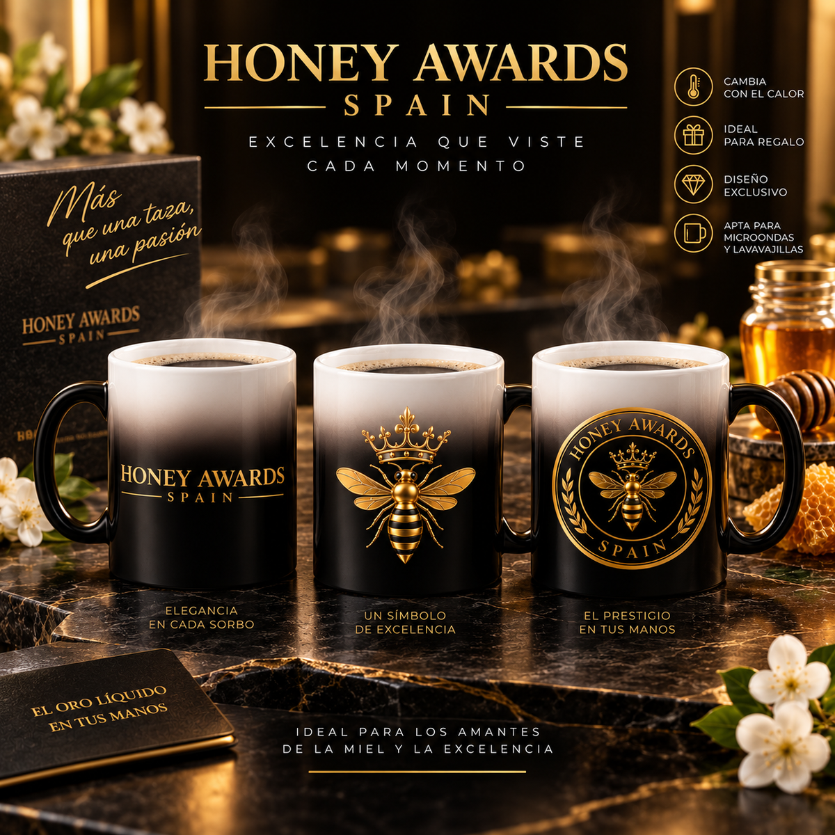 Taza Mágica Oficial Honey Awards Spain