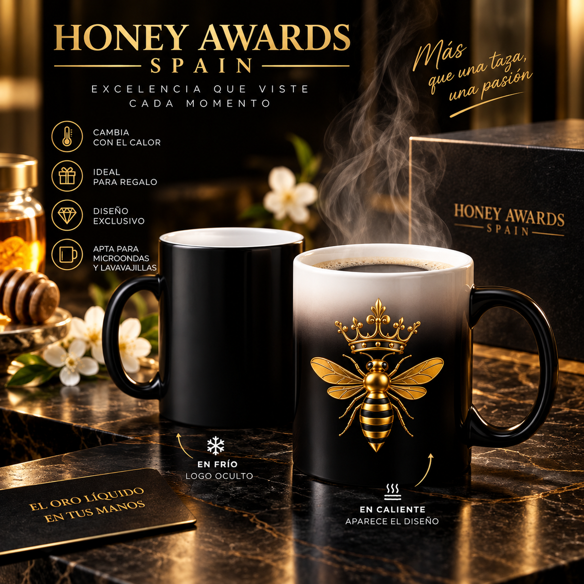 Taza Mágica Oficial Honey Awards Spain
