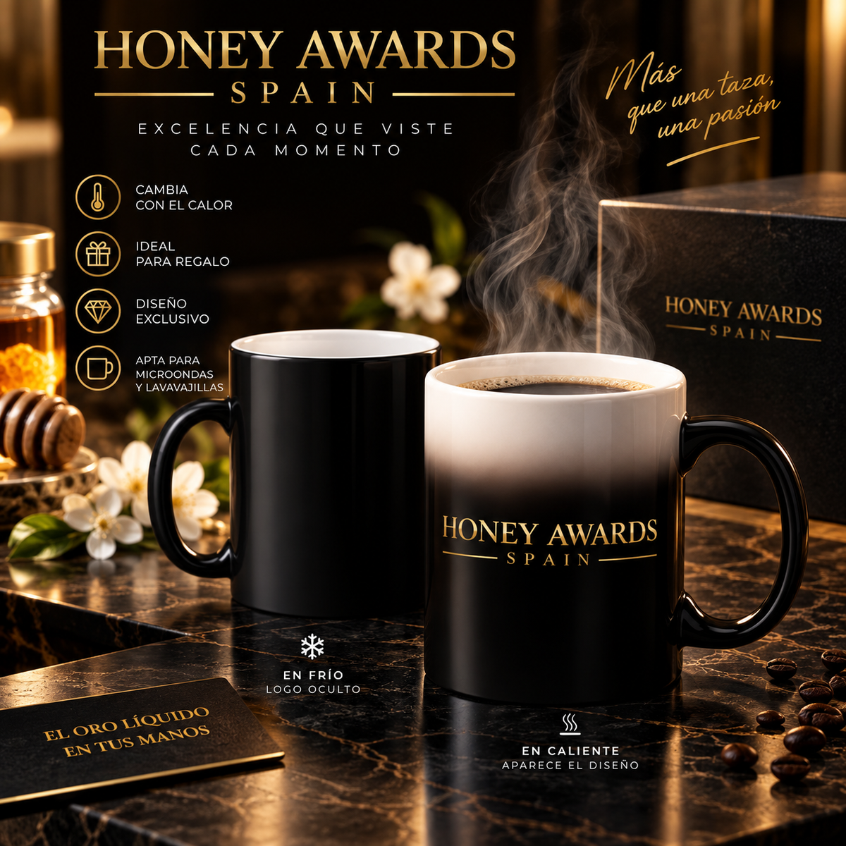 Taza Mágica Oficial Honey Awards Spain