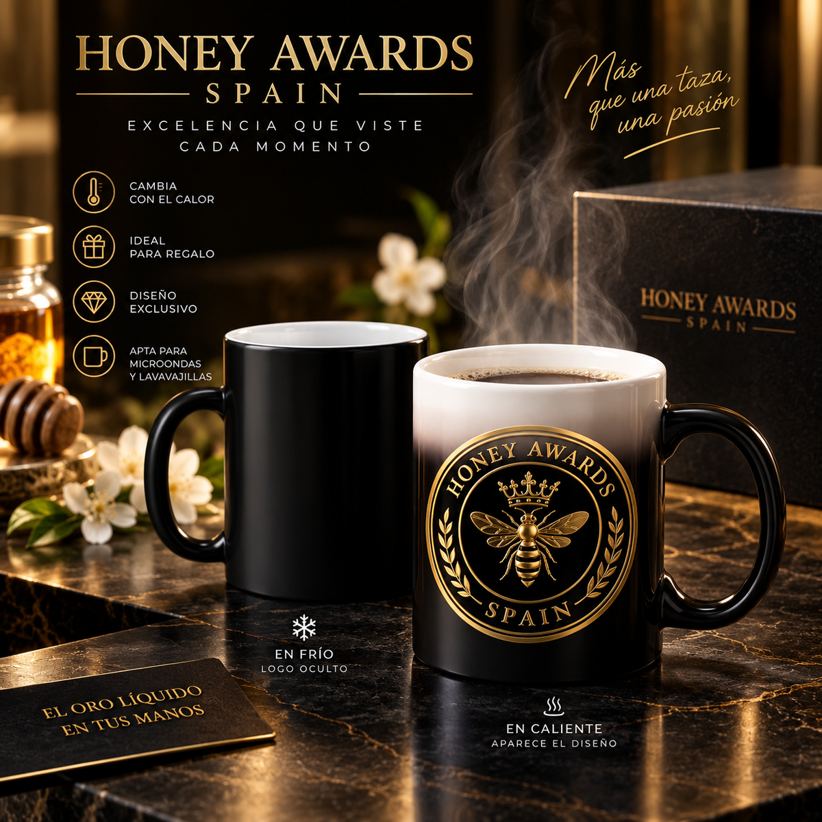 Taza Mágica Oficial Honey Awards Spain