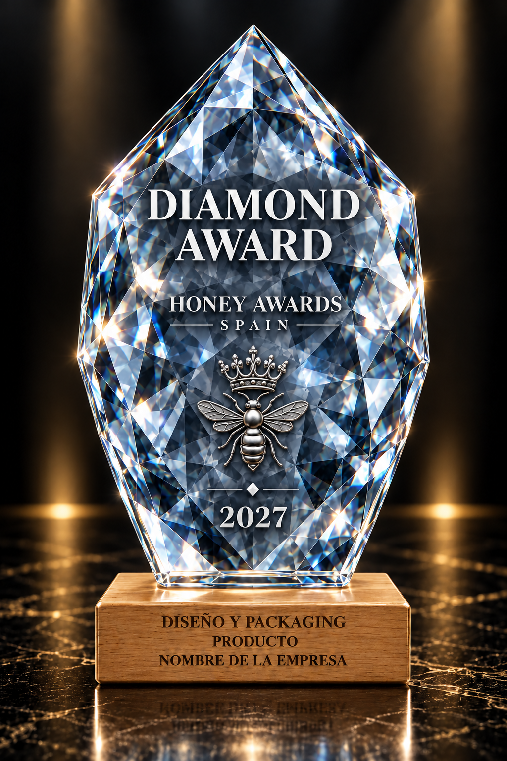 Trofeo Diamond 2027 · Diseño & Packaging