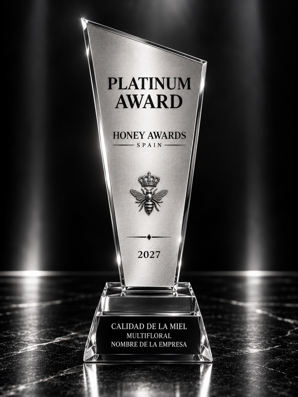 Trofeo Platinum 2027 · Calidad de la Miel