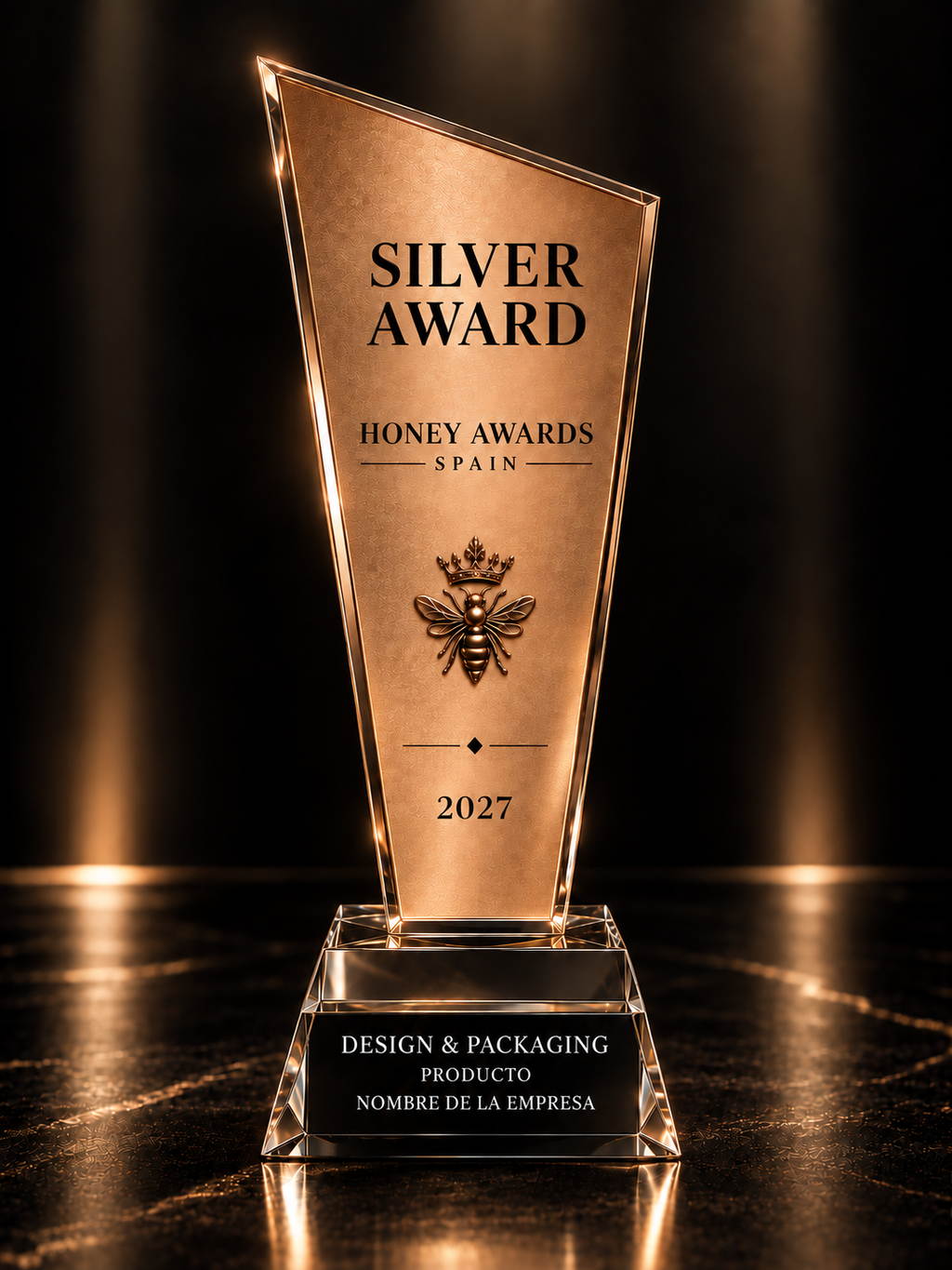 Trofeo Silver 2027 · Diseño & Packaging