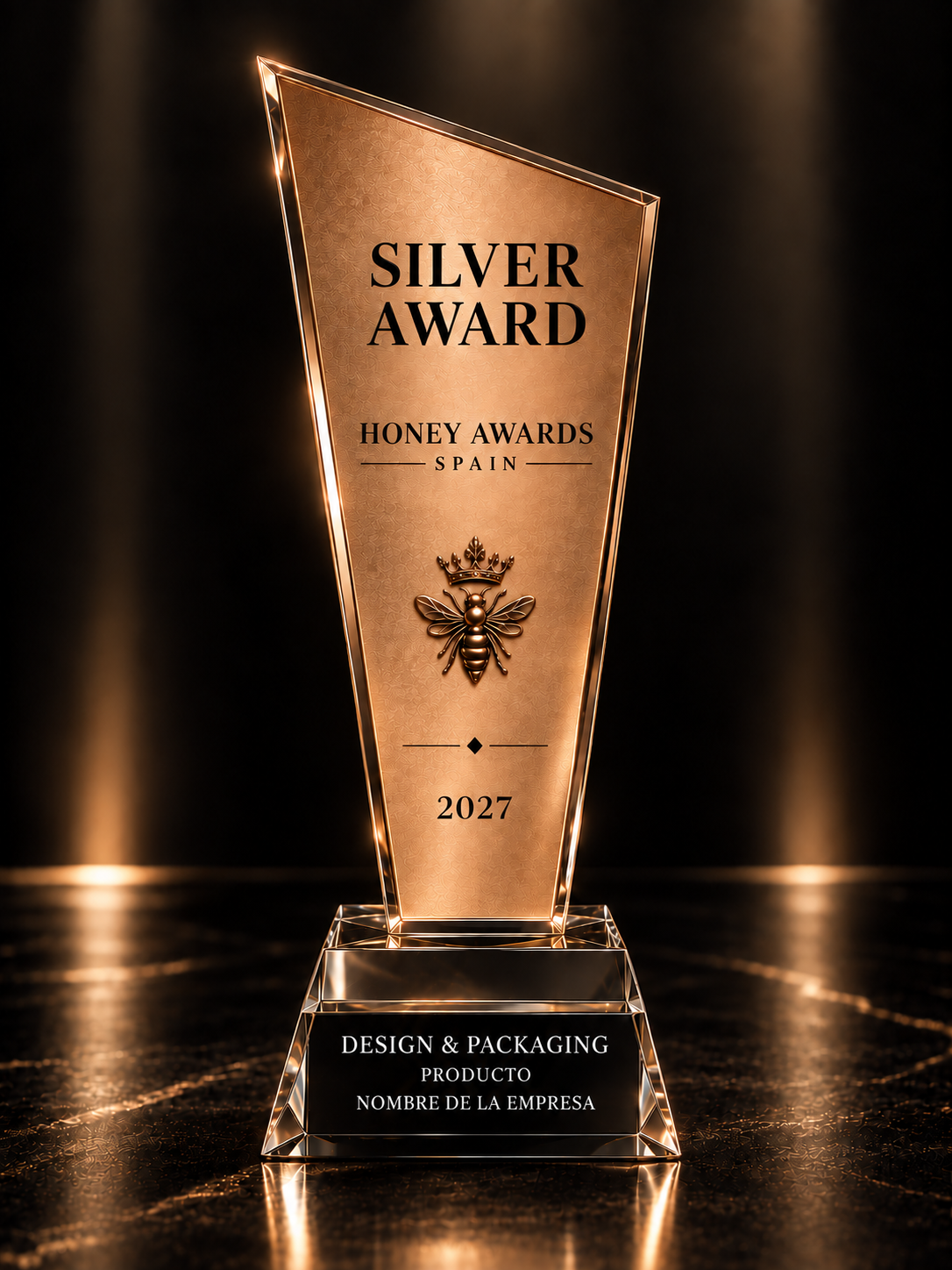 Trofeo Silver 2027 · Diseño & Packaging